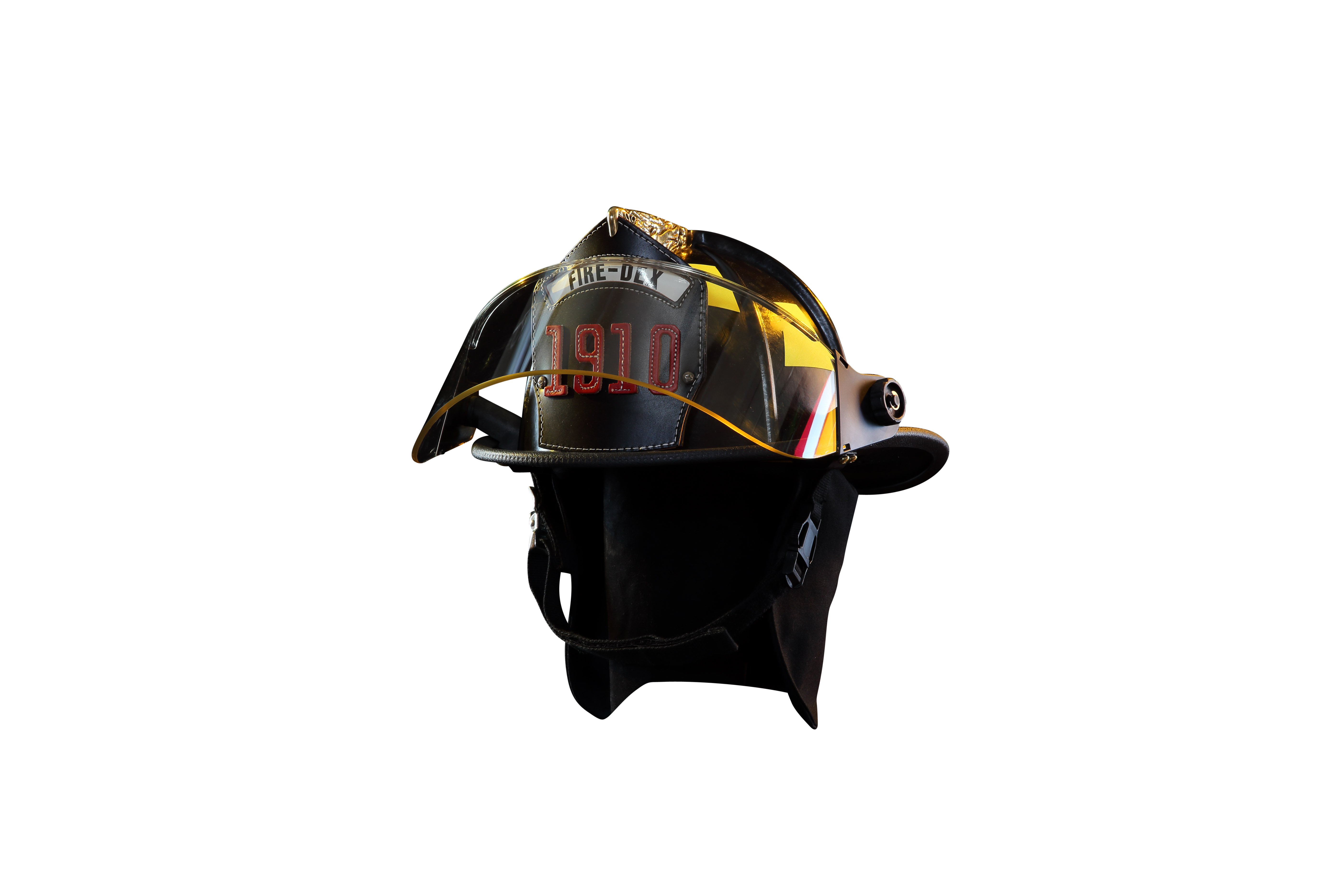 FireDex_1910TraditionalHelmets_Black_Front