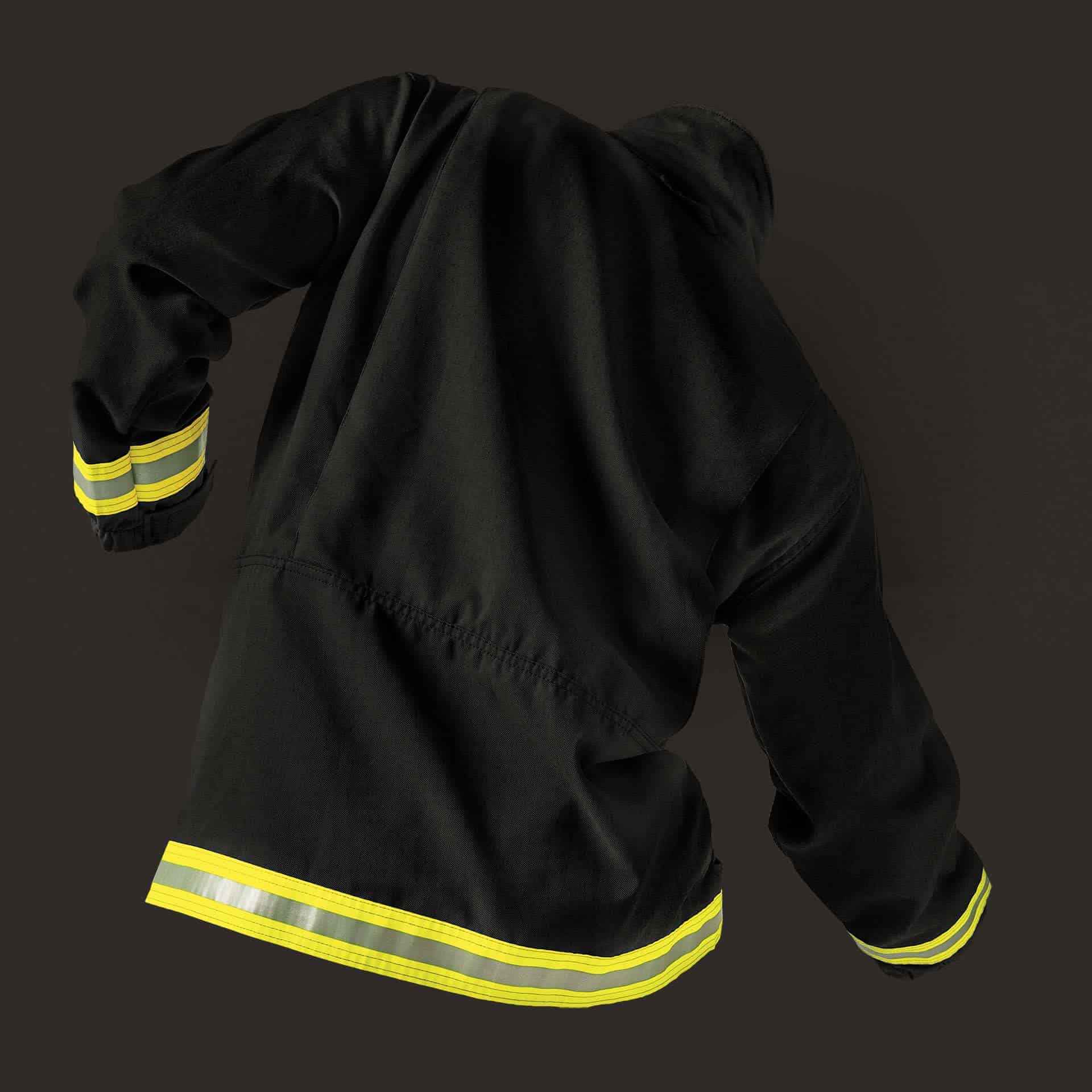 2 TECGEN Level 1 Jacket Black Back