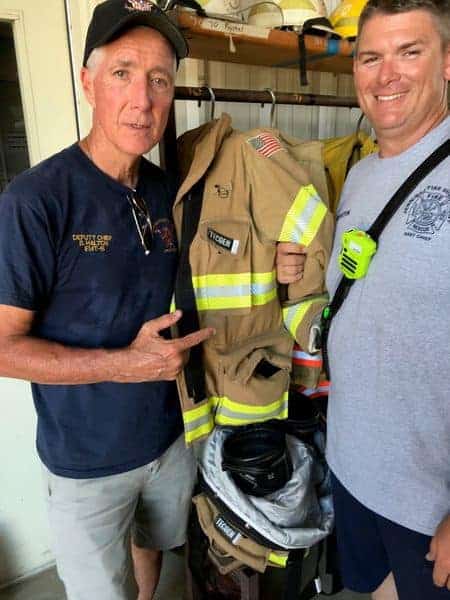 Chief Bobby Halton and Asst. Chief Keith Buntin
