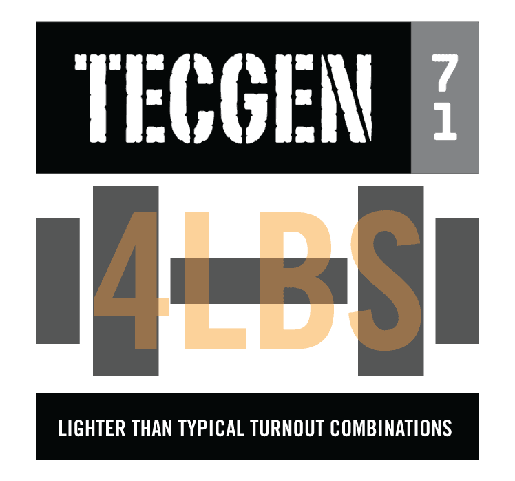 TECGEN71 Outer Shell 4lbs lighter symbol