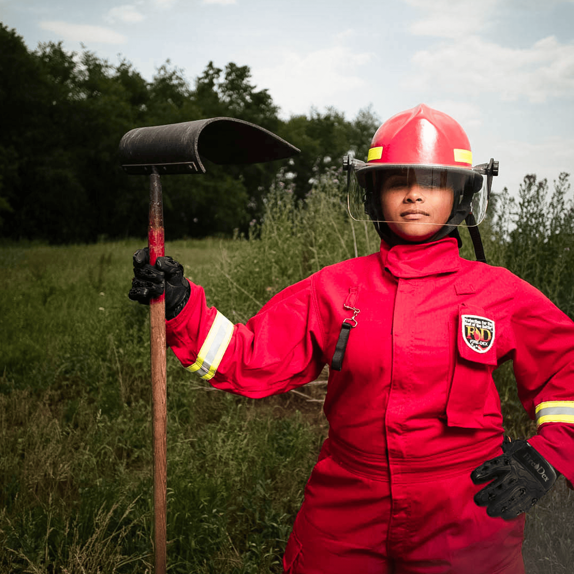 Red Wildland Firefighting Coveralls