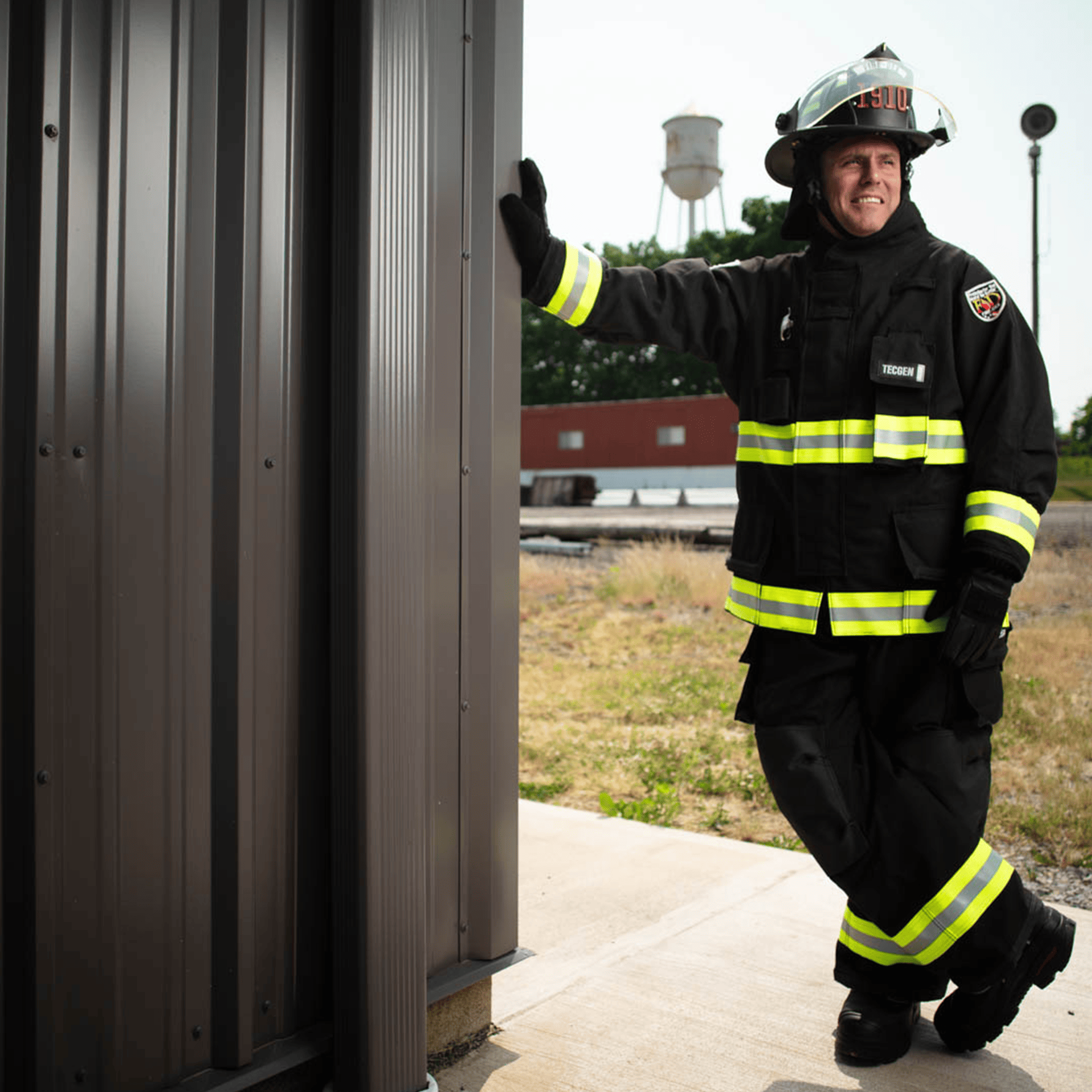 Black FXM Turnout Firefighter Gear